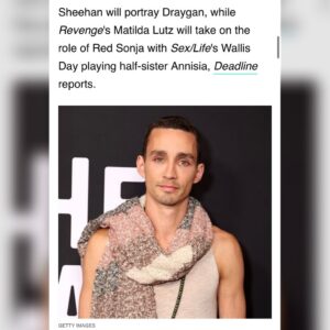 Robert Sheehan Instagram - Just wrapped #marvel ‘s sizzling Red Sonja movie - I am her evil genius baddy - hold onto your undercarriages you muck savages @redsonjaofficial ❤️‍🔥