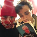 Robert Sheehan Instagram - Our books went on one date, now mine’s up the duff with a little plastic bag-headed foetus 🤬 #blindboypodcast Vicar Street