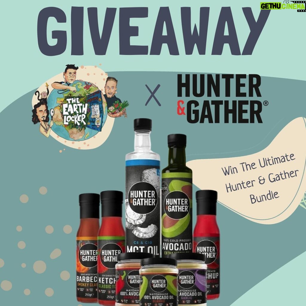 Robert Sheehan Instagram - GIVEAWAY KIDS! 🎉 Our friends at @hunterandgatheruk (from our most recent podcast) are giving you lot the chance to win a HUGE bundle of their optimal health goodies 😱 Hunter & Gather are a UK based health food group who are on a mission to provide us with optimal l tools we need to thrive. Through honest, tasty and nutrient-dense food and supplements that are free from refined sugars, grains and inflammatory oils - such as seed or vegetable oils (you can find out why this is in the latest podcast episode 🙌 @theearthlocker on @youtube and all podcast platforms Here's what you could win: 🥑 3 x Avocado Oil Mayonnaise (Classic, Garlic and Chipotle & Lime) 🍅 3 x Unsweetened Sauces (Tomato Ketchup, Chipotle Ketchup and Barbecue Sauce) 🥑 250ml Cold-Pressed, Extra Virgin Avocado Oil 🥥 MCT Oil How to enter: ⁠1️⃣ LIKE this post⁠ 2️⃣ FOLLOW both @hunterandgatheruk and @theearthlocker 3️⃣COMMENT below a couple of friends who you think would also love this prize!⁠ ⭐BONUS - Share this to your story to tell all your friends G’Luck! UK ENTRIES ONLY. (Small Print) By entering this giveaway, you acknowledge that in no way is this competition endorsed, sponsored, or administered by Instagram, and release Instagram of all responsibility. The competition closes Saturday 28th JANUARY at midnight, and the winner will be picked at random and announced on the 29th.⁠⠀⁠😘😘😘 United Kingdom