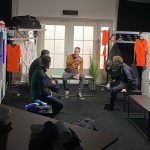 Robin van Persie Instagram - An inspiring catch up in the Gillette locker room with the future of @onsoranje earlier this week 👊 Looking forward to see these great players shine at the #U21EURO! Wishing them all the best with everything that's yet to come, this is just the beginning 🦁🔶
