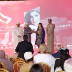 Rogena Instagram - الحمد والشكر لله تكريمى فى #مهرجان_الباطنة_السينمائي_الدولي #مسقط Dress @maryam_albalushi12m2 @ab.gold1 Make up @lamya.mua Hair @hair_styles345 @amr_awny_photography