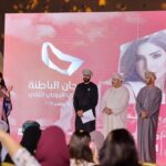 Rogena Instagram - الحمد والشكر لله تكريمى فى #مهرجان_الباطنة_السينمائي_الدولي #مسقط Dress @maryam_albalushi12m2 @ab.gold1 Make up @lamya.mua Hair @hair_styles345 @amr_awny_photography