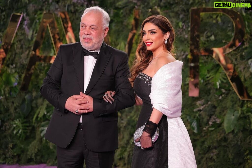 Rogena Instagram - @joyawards.official Styled by @tarekyehia.official Designer @eman_alajlan Make up @manargamilmakeupartist Hairstylist @aljawhara_hair Photographer @soma_photography19 Jewelry @alaqili_jewelry @aysun_.beauty Suit @ahmedlotfy101 Riyadh, Saudi Arabia