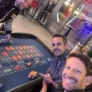 Romain Grosjean Instagram - Vegas GP
Enjoying a fake casino in the paddock with @laurentdupin_f1