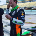 Romain Grosjean Instagram - First laps for @grosjeanromain behind the wheel of #77 💚 Homestead-Miami Speedway
