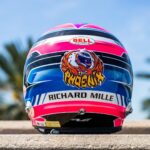 Romain Grosjean Instagram - Miami vibe helmet 💙💕