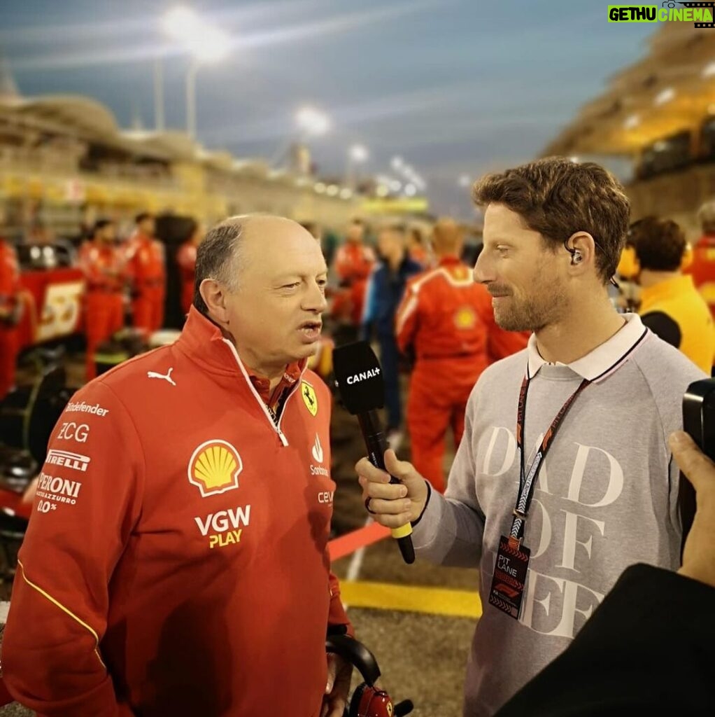 Romain Grosjean Instagram - Bahrain with @canalplus was very fun. Great to see so many familiar faces and friends in the paddock. @f1 doing an incredible job again