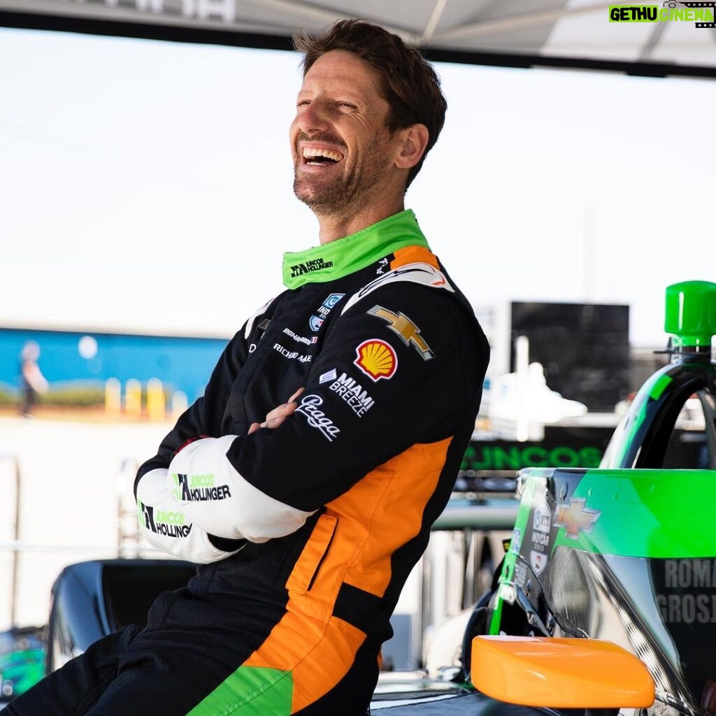 Romain Grosjean Instagram - Today is his turn, and it’s all smiles. 🫶 Sebring International Raceway