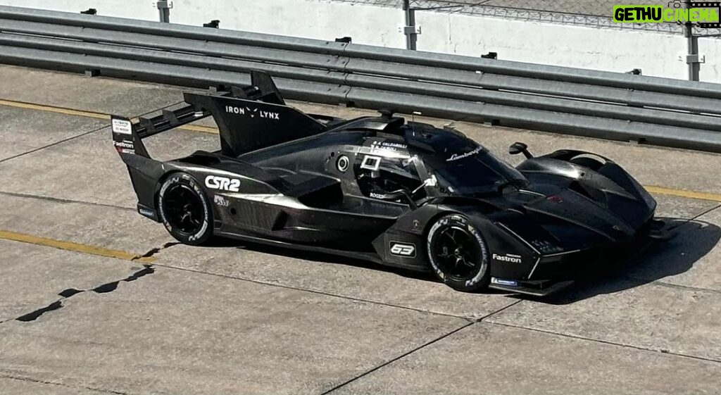 Romain Grosjean Instagram - Bumpy Sebring test session done with @lamborghini ✅ We learnt a lot and will go back home to prepare as much as we can for our debut at the #Sebring12h #imsa #lamborghini