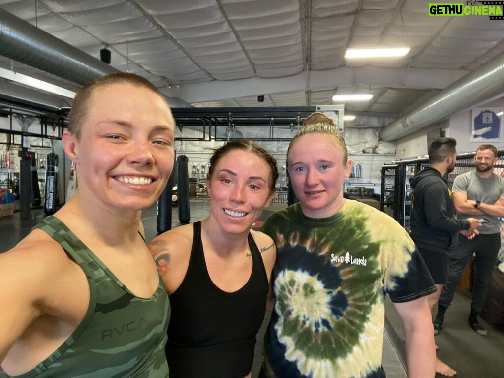Rose Namajunas Instagram - Thank u @jjaldrich and @malloryy_martin for the rounds and for everyone that helped me this camp! Lots of growth! Easton Training Center - Denver