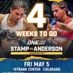 Rose Namajunas Instagram – 4 weeks to go before the biggest fight of my career! Grateful to be training and learning from the best!! 👊🏼 LFG! 303 Training Center