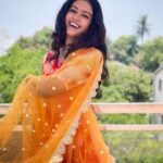 Roshini Haripriyan Instagram - Rangeela ♥️♥️♥️ Outfit by @deepoo_designers #cookwithcomali #cookwithcomali3 #roshni #roshniharipriyan Chennai, India