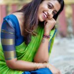 Roshini Haripriyan Instagram - Pachaaaa !!♥️♥️ Outfit @ivalinmabia Photography @rightfilmer #cookwithcomali #cookwithcomali3 #roshni #roshniharipriyan Chennai, India