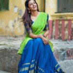 Roshini Haripriyan Instagram - Pachaaaa !!♥️♥️ Outfit @ivalinmabia Photography @rightfilmer #cookwithcomali #cookwithcomali3 #roshni #roshniharipriyan Chennai, India