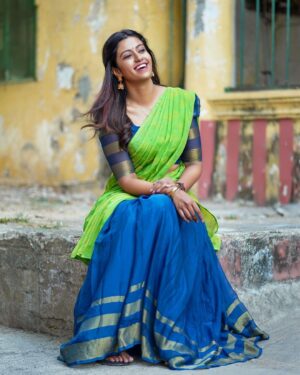 Roshini Haripriyan Instagram - Pachaaaa !!♥️♥️

Outfit @ivalinmabia 
Photography @rightfilmer 

#cookwithcomali #cookwithcomali3
#roshni #roshniharipriyan