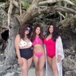 Roshni Walia Instagram - Here’s to Growing Up Together 🥂 #motherdaughtergoals #daughters #thailand #throwback #beachgirls Monkey Beach, Phi Phi Island