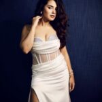 Roshni Walia Instagram - It's all about the glow ✨ . . . Styled by - @rivashion @rivaaabhatia Shot by - @zoominmomentsbyhardik . . . #awards #look #ootd #roshniwalia #style #fashion #explore ✨🔚