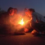 Russell Crowe Instagram – Smoking ceremony with Kaurna people south of Adelaide 2014 on The Water Diviner. @taikawaititi