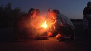 Russell Crowe Instagram - Smoking ceremony with Kaurna people south of Adelaide 2014 on The Water Diviner. @taikawaititi