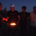 Russell Crowe Instagram – Smoking ceremony with Kaurna people south of Adelaide 2014 on The Water Diviner. @taikawaititi