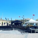 Russell Crowe Instagram – The calm before Tomorrow nights storm. Indoor Garden Party and guests live in Piazza St. George, Valletta, Malta. Saturday June 17.