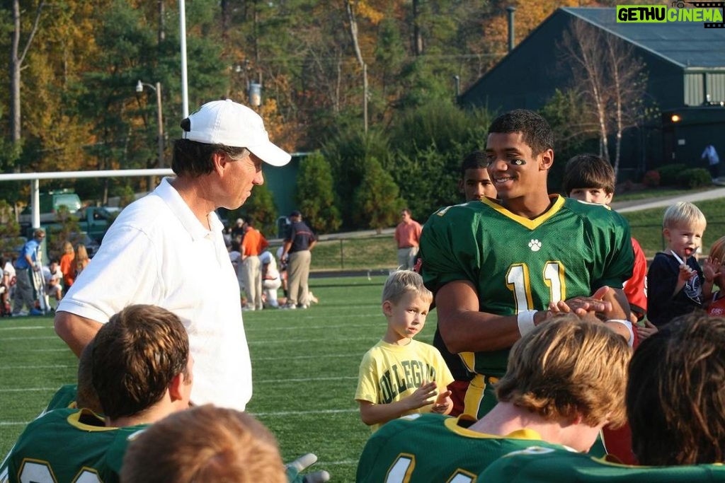 Russell Wilson Instagram - Coach Charlie McFall, a true legend with 43 years of dedicated service, profoundly influenced both my high school experience and our hometown community. He served as a math teacher, coached baseball and football, and held the role of Athletics Director. His mentorship had a wide-reaching impact, solidifying his status as a Virginia legend and a champion. To Coach McFall, you were not just a coach to me, my brother, and sister, but also a cherished friend to my dad. Your presence meant the world to our family. My gratitude for your unwavering belief in me knows no bounds. I love you dearly, and as you journey to the heavens, know that you're taking your place as an All-Time Great Coach. Rest in Peace, Coach. You will forever reside in our hearts. ❤️ @collegiaterva @hbproductions83 @awilly03