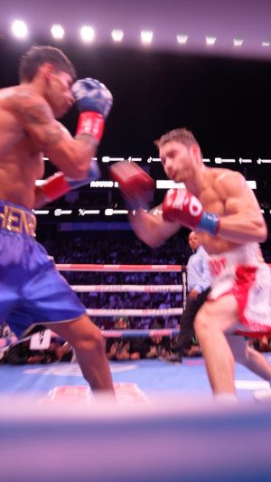 Ryan Garcia Instagram - I want to thank everyone for their support tonight ⭐️ this was a tough opponent who hit pretty hard but we sniped the shot 👊🔥 my first fight under @derrickdjames1 and we are going to build off this 🥊 Brinng that rolly polly girl 😭😭 also never trying shoulder roll again 😂 for the record Derrick Told me never to do that hahaha