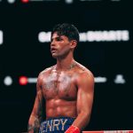 Ryan Garcia Instagram - Despite the wishes of my enemies, God held me thru 💙👊 @daznboxing Houston, Texas