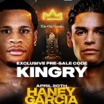 Ryan Garcia Instagram - Use my code “KingRy” and if you like and comment and show me proof you got a ticket I will cash app some of you. There is a lot of bread going around. Don’t forget after you complete those three steps to Comment your cash app.
