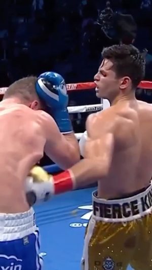 Ryan Garcia Instagram - The Shot Felt Around The World 🌎 Thank you to @daznboxing for going Global and letting all my fans from the world watch this fight 🥊 #TankhereICome 🔥🔥🔥