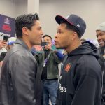 Ryan Garcia Instagram - Ran up on Devin and he crumbled. STOP LETTING YOUR DAD PIMP YOU! 🔥🔥 4-20 it’s go time! See you on the press tour Pussy. Exposed how soft you really are!!! I’m crushing you. Daddy Bill Almost cried. He will cry in the fight 🥲