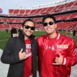 Ryan Higa Instagram - Got to reunite w/ the homie @fujiyosean for the game! Ty @49ers for having us! #FTTB #49ers #bangbang