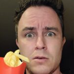 Ryan Kelley Instagram - As a kid, it was a huge accomplishment finishing all the French fries in my happy meal. Were they alway this small?!