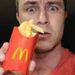 Ryan Kelley Instagram - As a kid, it was a huge accomplishment finishing all the French fries in my happy meal. Were they alway this small?!