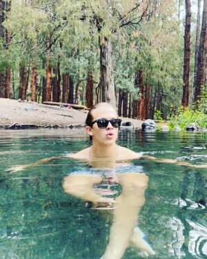 Ryan Phillippe Instagram - the rocky uphill hike was well worth the warm woodland baptism that followed
🙏