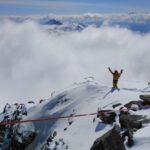 Ryan Phillippe Instagram - Another day, another summit: this one in snow, ice, and rock. Thanks for keepin me alive and showin me the ropes @willsimclimber Aiguille du Midi 3842m - Mont Blanc
