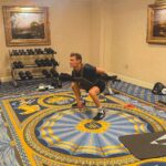 Ryan Seacrest Instagram - This carpet is making me feel a bit underdressed. Thanks @jarrod_houston for this #workoutoftheday, I’m still limping