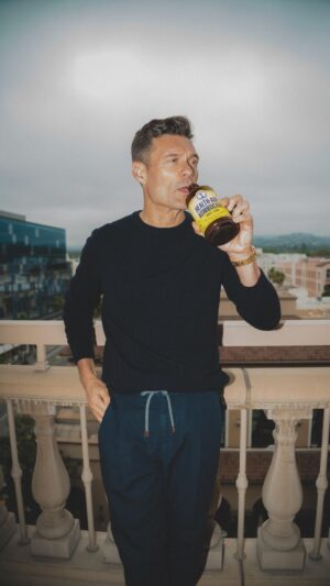 Ryan Seacrest Instagram - The smartest thing to do is to drink something that tastes good and is good for you. That’s why a partnership with @healthade just made sense; it’s packed with so many health benefits that haven’t made me this excited since EVOO #ad #healthadepartner
