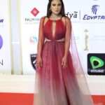 Saba Mubarak Instagram - I’m obsessed with this look thank you ! Styled by: @yasmineeissa Dress: @hassidrissofficial Shoes: @renecaovilla Jewellery: @jude.benhalim Makeup: @bysaraerian Hair: @alsagheersalons