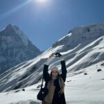 Sabila Nur Instagram - 🥶❤️ Annapurna Base Camp (ABC)
