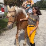 Sabrina Cereseto Instagram - Dante e il suo primo approccio sul cavallo ❤️