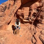 Sabrina Seara Instagram - Quien canta ? 🎶 … Morena mía Si esto no es felicidad Que baje Dios y lo vea, y aunque no se lo crea Esto es gloria 🎶 #ValleyofFire #noseaslocachica #ᴍᴏɴᴀᴛʀᴇᴜɴɪᴏɴ #lasvegasstrip Valley of Fire, Nevada