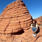 Sabrina Seara Instagram - Quien canta ? 🎶 … Morena mía Si esto no es felicidad Que baje Dios y lo vea, y aunque no se lo crea Esto es gloria 🎶 #ValleyofFire #noseaslocachica #ᴍᴏɴᴀᴛʀᴇᴜɴɪᴏɴ #lasvegasstrip Valley of Fire, Nevada