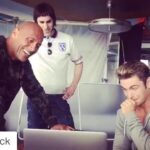 Sacha Baron Cohen Instagram – Thank you Dwayne and Zac for the shout out. You guys have got a tough job being surrounded by Sports Illustrated models for the next 3 months. I’m rooting for you at #BAYWATCH. Please remember to keep doing the exercises I gave you – if you want a body like mine it is going to take work @therock @zacefron