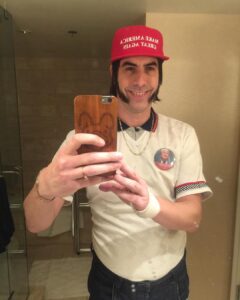 Sacha Baron Cohen Instagram - See you at the premiere tonight @ village theatre Westwood #thebrothersgrimsby #grimsbymovie