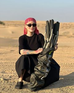 Sahar Ghoreyshi Instagram - ميدونى ! ترس مثل آتيشه اگه كنترلش نكنى ميسوزونتت#پرواز
