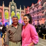 Saiyami Kher Instagram - For every little girl her first hero is always her father. I was no different. He loved his college. Xaviers not only looked like Hogwarts but it felt magically listening to my father describe it. So studying at Xaviers was always a dream. 82% was never going to be enough to get me admission there. But sport & my sister came to my rescue. My state level badminton certificates attested, my sister stood in queue & lo behold my name was on the sports quota list at St. Xaviers college. My proud father drove me from Nasik for my investiture ceremony. He couldn’t contain his excitement. The moment I stepped into Xaviers I realised why. My father took me along showing me his class & the terrace, like he was showing me his childhood house. I immediately felt at home. I didn’t realise how much this college was moulding me into what I am. I spent the 5 best years of my life having fun. Malhar security,playing 9 sports, soaking in the music theatre & in between this studying. I learnt how to dream, to live, to love to fight for what is right, to become a better person. Xavier’s was not a college it was a way of life. When I passed out,I immediately started modelling & auditioning for films. I realised how the world outside is not Xaviers, its not such a happy place. People are not kind, life is not fair & the struggle is real. But my professors had prepared me well. My friends have been my support system everytime I have been down. So for me making my family,friends & teachers proud always remains my first goal. A few days ago I was called to college where they felicitated me for Ghoomer. This time around I drove my father from Nasik. My professors met me with their eyes filled with pride. My father took me around again showing me same the class & the same terrace, this time it took longer, I had to share my memories as well. He watched me go up on stage, heard all the kind words of praise & couldn’t contain his excitement, with tears flowing down his cheeks. My first hero was very proud of me. I hope I can continue to make him, my family, friends & teachers feel proud. I have a long long way to go, but this part of my life, this little part, is called HAPPINESS ❤️