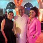 Saiyami Kher Instagram - For every little girl her first hero is always her father. I was no different. He loved his college. Xaviers not only looked like Hogwarts but it felt magically listening to my father describe it. So studying at Xaviers was always a dream. 82% was never going to be enough to get me admission there. But sport & my sister came to my rescue. My state level badminton certificates attested, my sister stood in queue & lo behold my name was on the sports quota list at St. Xaviers college. My proud father drove me from Nasik for my investiture ceremony. He couldn’t contain his excitement. The moment I stepped into Xaviers I realised why. My father took me along showing me his class & the terrace, like he was showing me his childhood house. I immediately felt at home. I didn’t realise how much this college was moulding me into what I am. I spent the 5 best years of my life having fun. Malhar security,playing 9 sports, soaking in the music theatre & in between this studying. I learnt how to dream, to live, to love to fight for what is right, to become a better person. Xavier’s was not a college it was a way of life. When I passed out,I immediately started modelling & auditioning for films. I realised how the world outside is not Xaviers, its not such a happy place. People are not kind, life is not fair & the struggle is real. But my professors had prepared me well. My friends have been my support system everytime I have been down. So for me making my family,friends & teachers proud always remains my first goal. A few days ago I was called to college where they felicitated me for Ghoomer. This time around I drove my father from Nasik. My professors met me with their eyes filled with pride. My father took me around again showing me same the class & the same terrace, this time it took longer, I had to share my memories as well. He watched me go up on stage, heard all the kind words of praise & couldn’t contain his excitement, with tears flowing down his cheeks. My first hero was very proud of me. I hope I can continue to make him, my family, friends & teachers feel proud. I have a long long way to go, but this part of my life, this little part, is called HAPPINESS ❤️