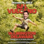 Sal Vulcano Instagram - Wilmington DELAWARE!! It’s been YEARS since I’ve been there! Excited to see you guys. Who’s coming out to hang on Saturday Oct 14th?? Tag a friend here and you could win a MEET & GREET! I’m such an outdoorsman, I know. I’m opening the show by making a fire with two sticks... ..two match sticks. Ya BURNED, BISH. I’m not an outdoorsman. Oh boy, what a laugh I’m having.