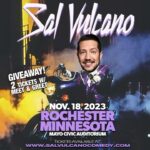 Sal Vulcano Instagram - Rochester MN! WHO WANTS A MEET AND GREET? Tag a friend in the comments for a chance to win…